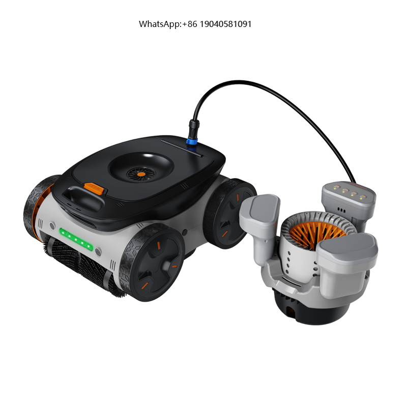 Pool Robot Cleaner Cordless - 수중 라인 청소 및 자동 도킹