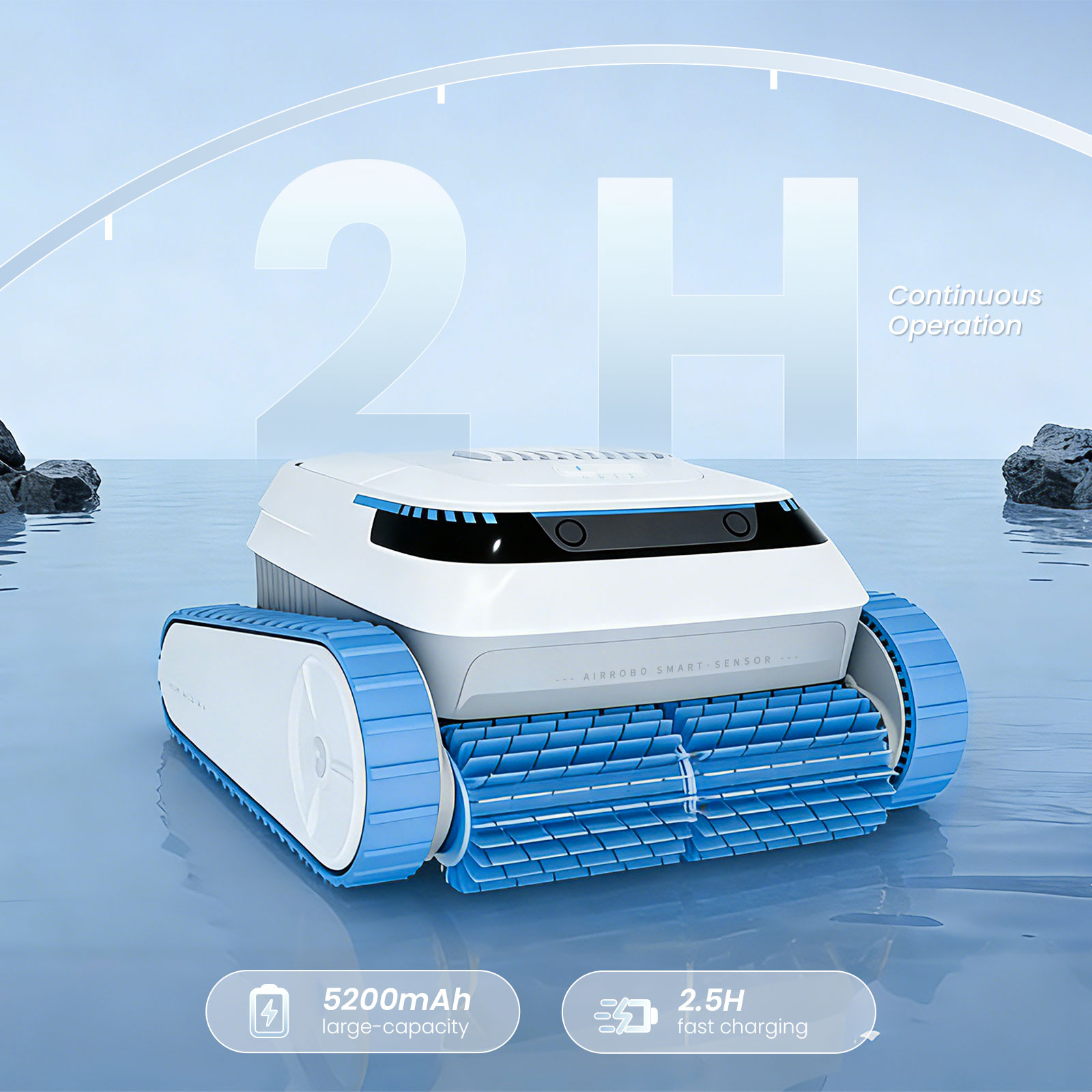 Pool Cleaner Robot With App - AIRROBO PC20 앱 원격 제어 무선