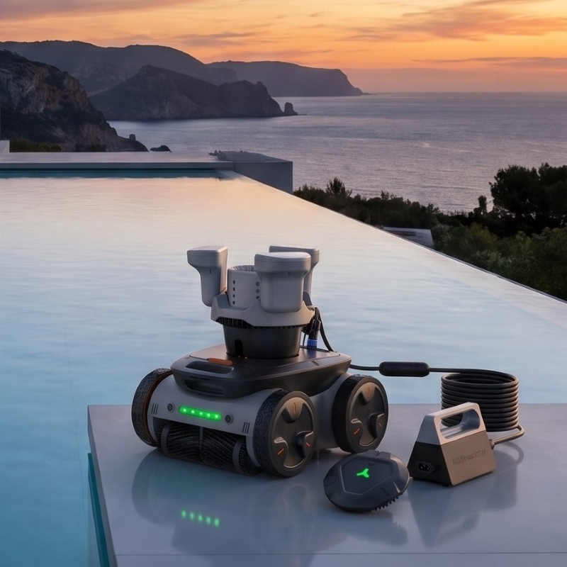 Pool Robot Cleaner Cordless - 애드트로온 공장 직송 무선 수영장 로봇