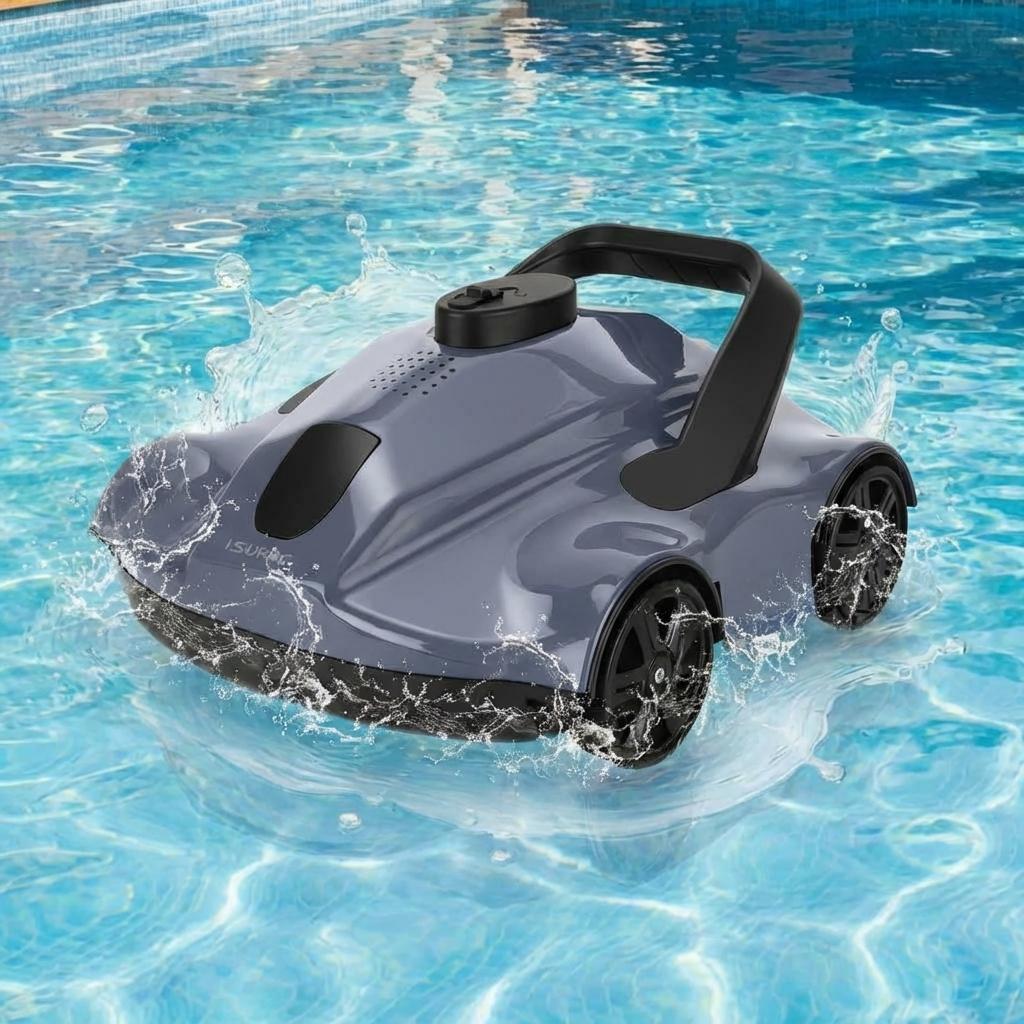 Pool Robot Cleaner Cordless - 무선 로봇식 수영장 흡입 청소기 –
