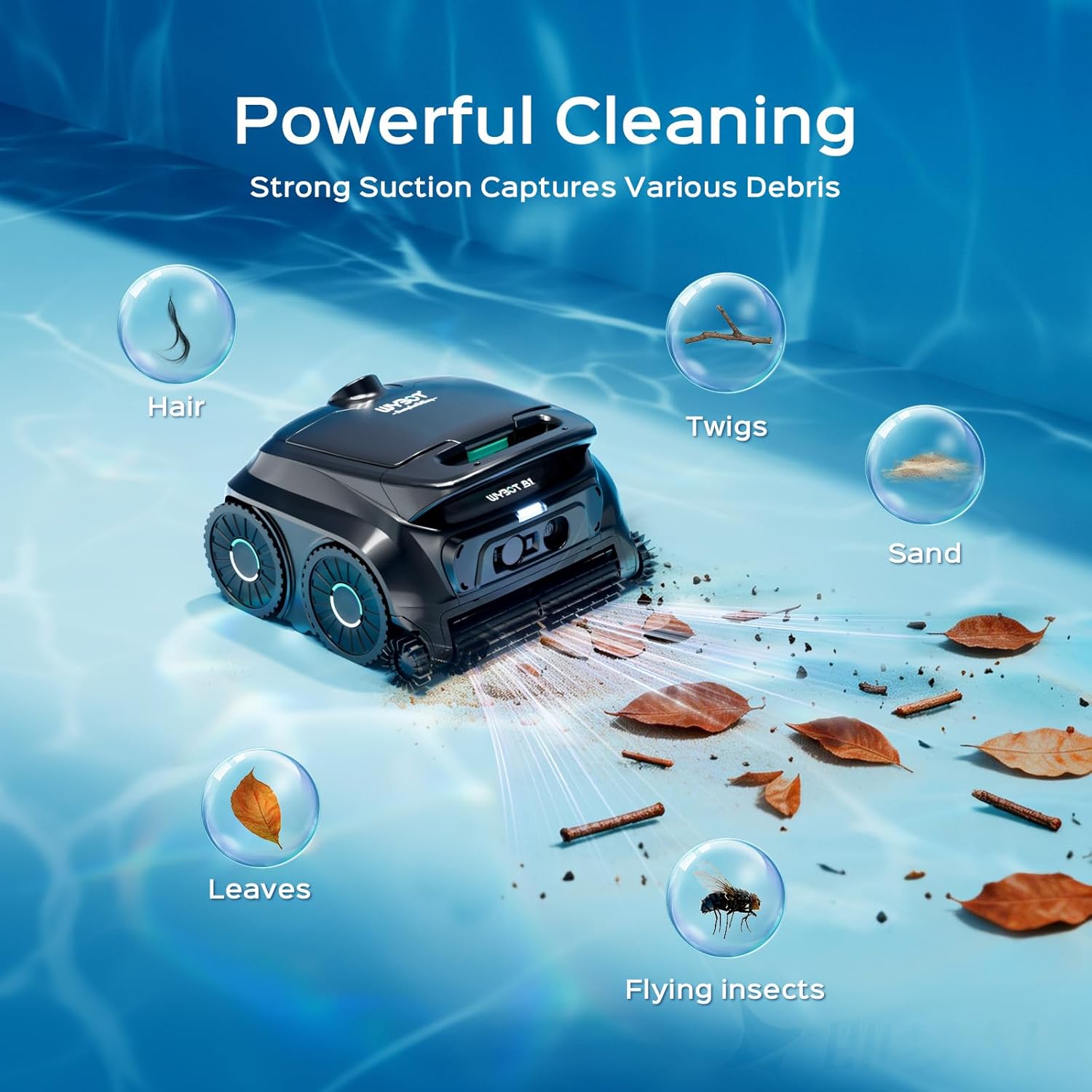 B1 무선 수영장 청소 로봇 스마트 내비게이션 바닥 벽 - Pool Robot Cleaner Cordless 리뷰 및 가격