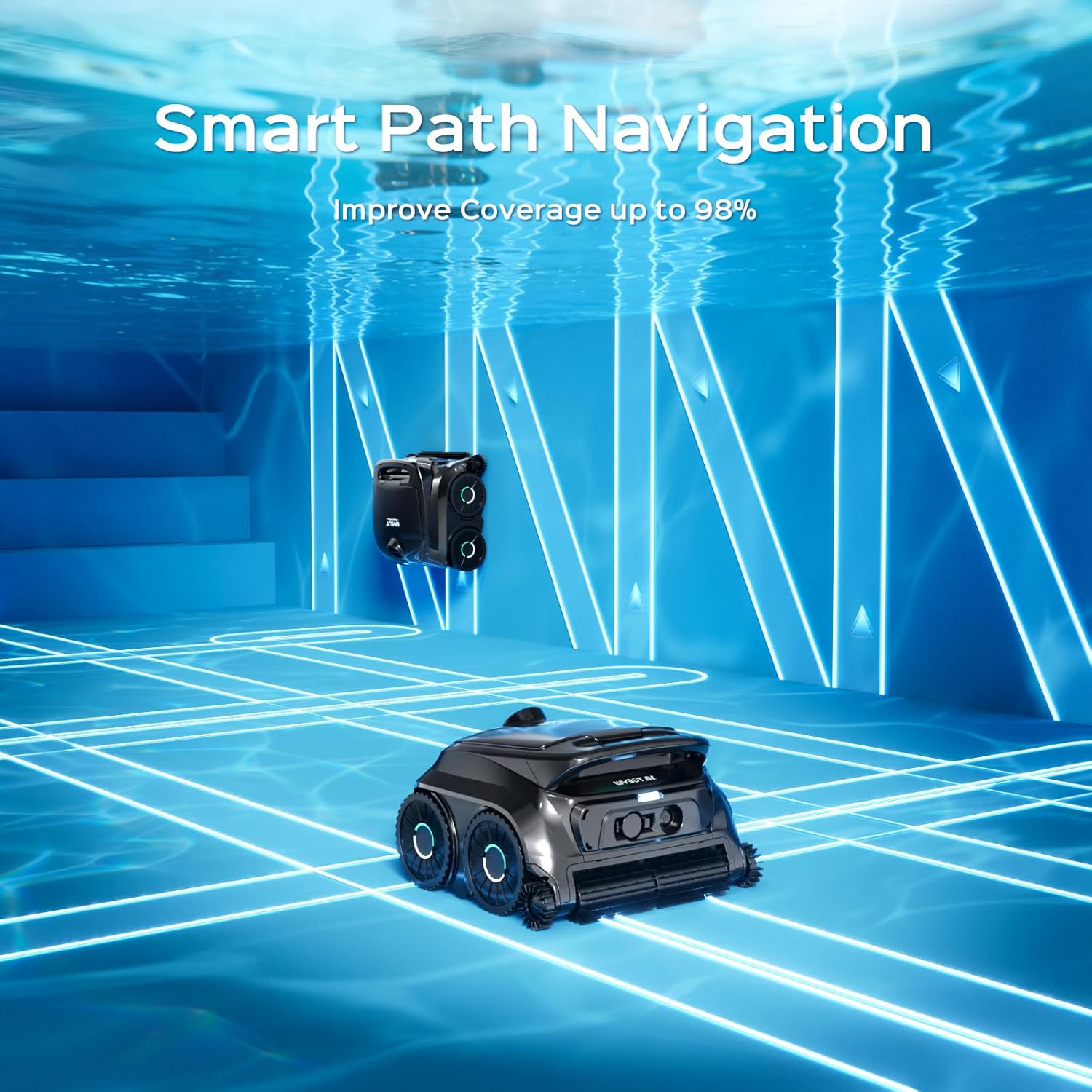 B1 무선 수영장 청소 로봇 스마트 내비게이션 바닥 벽 - Pool Robot Cleaner Cordless 리뷰 및 가격