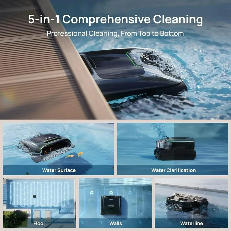 청소 로봇, 비트봇 아쿠아센스 2 프로, 수액 주차장  - Pool Cleaner Robot With App 리뷰 및 가격