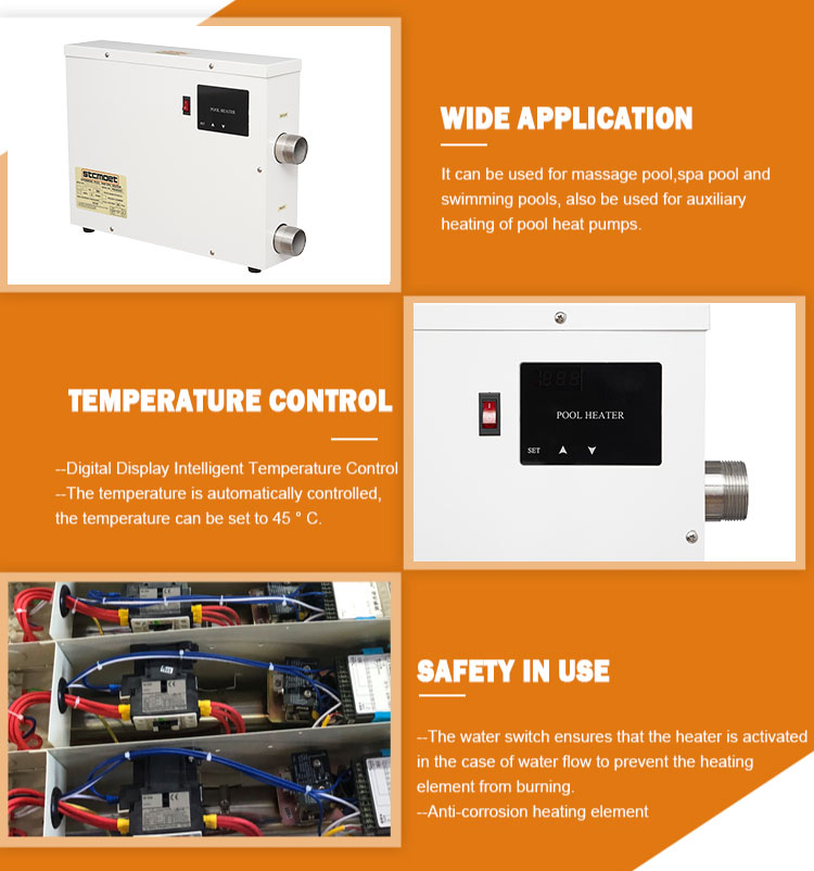 핫세일 11KW 220V 전기 수영장 히터 터치스크린  - Pool Heat Pump 5Kw 리뷰 및 가격