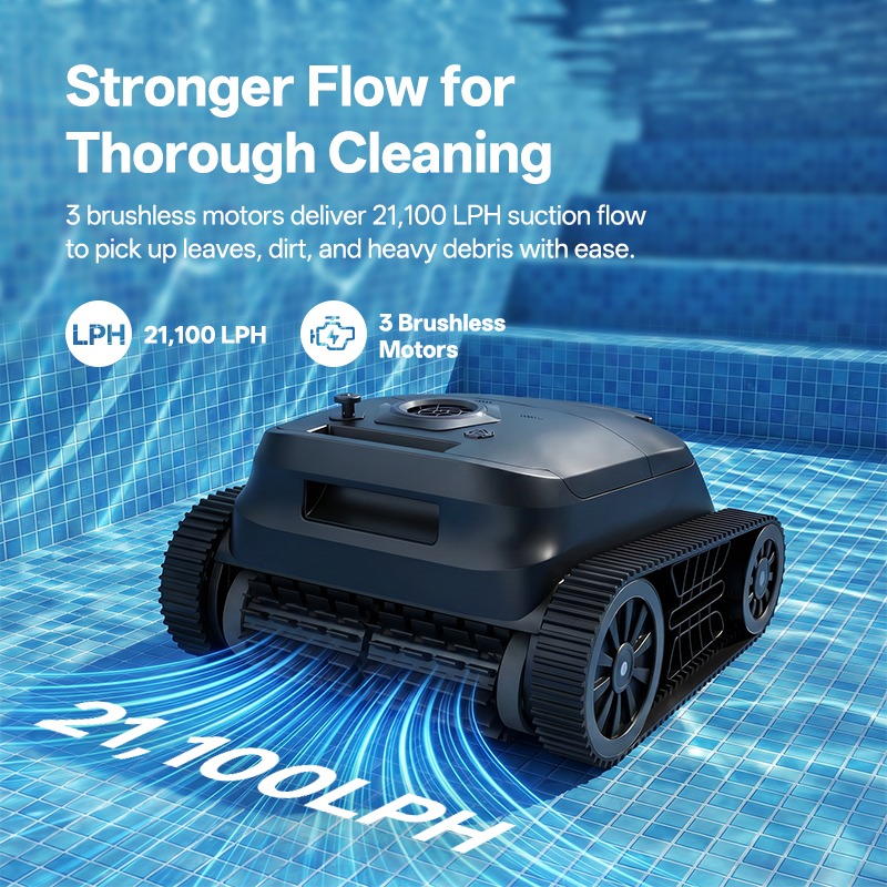 자동 무선 수영장 청소 로봇, 벽면 등반 가능, 필수  - Robotic Pool Cleaner Wall Climbing 리뷰 및 가격