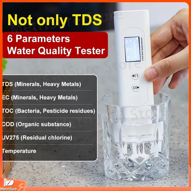 6 in 1 식수 수질 테스터 TDS EC pH ORP - Pool Test Kit Digital 리뷰 및 가격