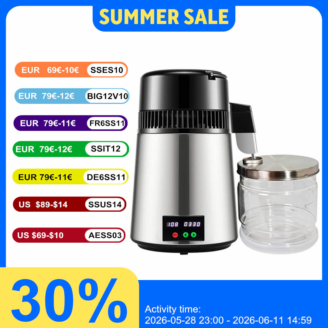 이중 온도 디스플레이가 있는 증류수 제조기, 4 L 증 - Salt Water Chlorinator Cell 리뷰 및 가격