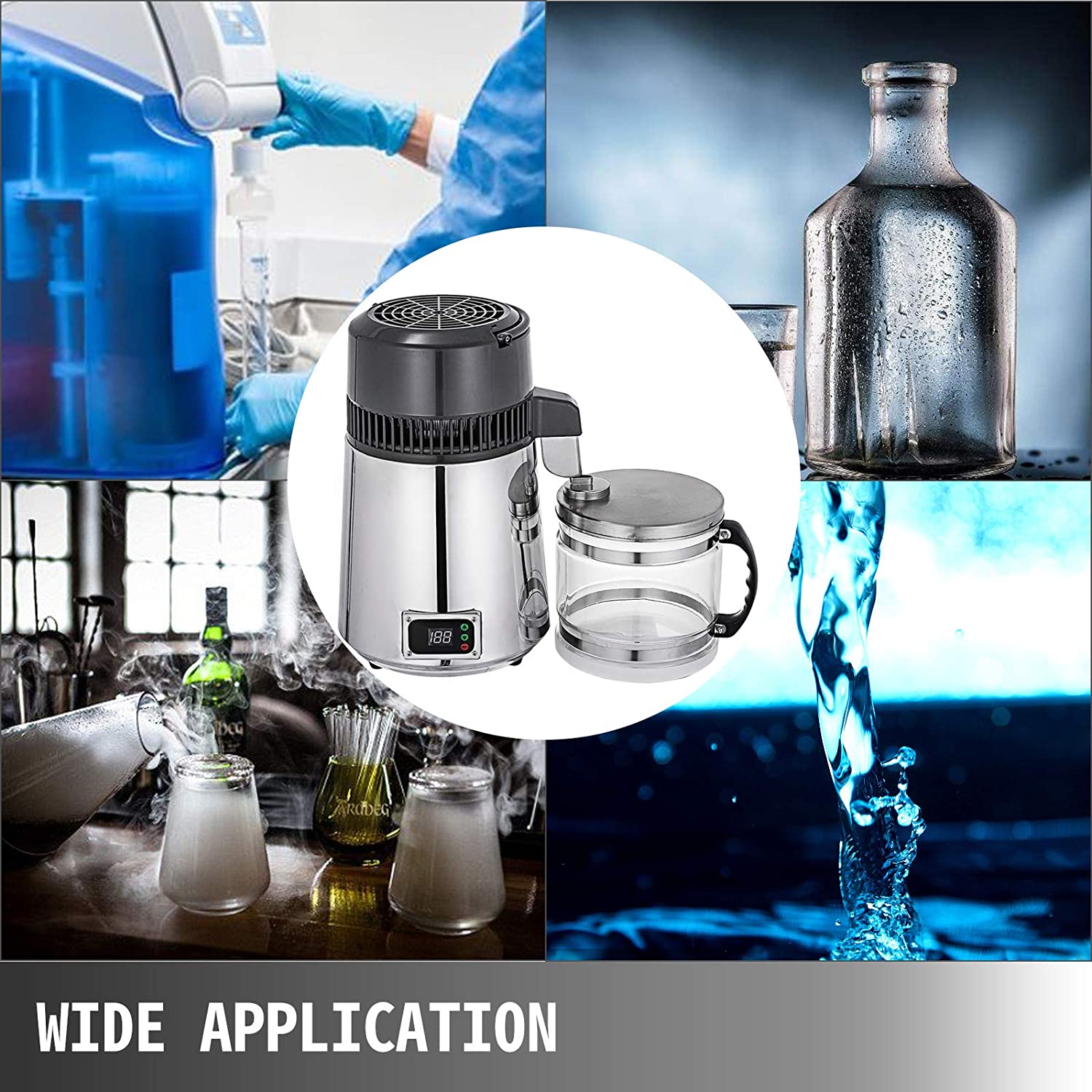 이중 온도 디스플레이가 있는 증류수 제조기, 4 L 증 - Salt Water Chlorinator Cell 리뷰 및 가격