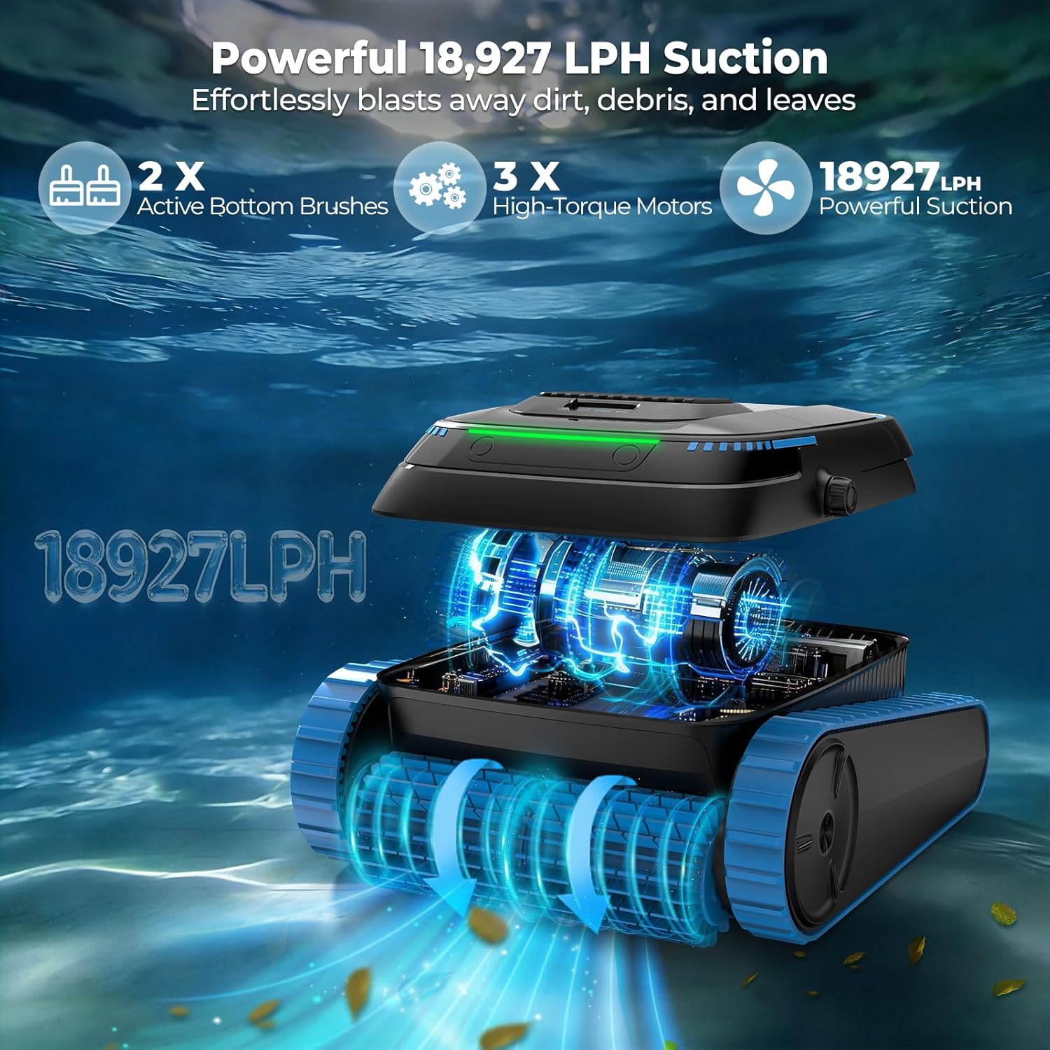 무선 로봇식 수영장 청소기, 5000 GPH, 150μ - Pool Robot Cleaner Cordless 리뷰 및 가격