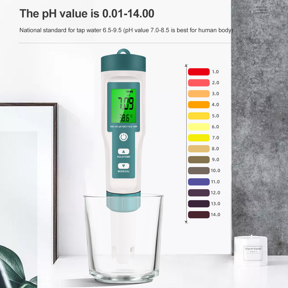 7 in 1 PH TDS EC ORP 염분 S.G TE - Pool Test Kit Digital 리뷰 및 가격