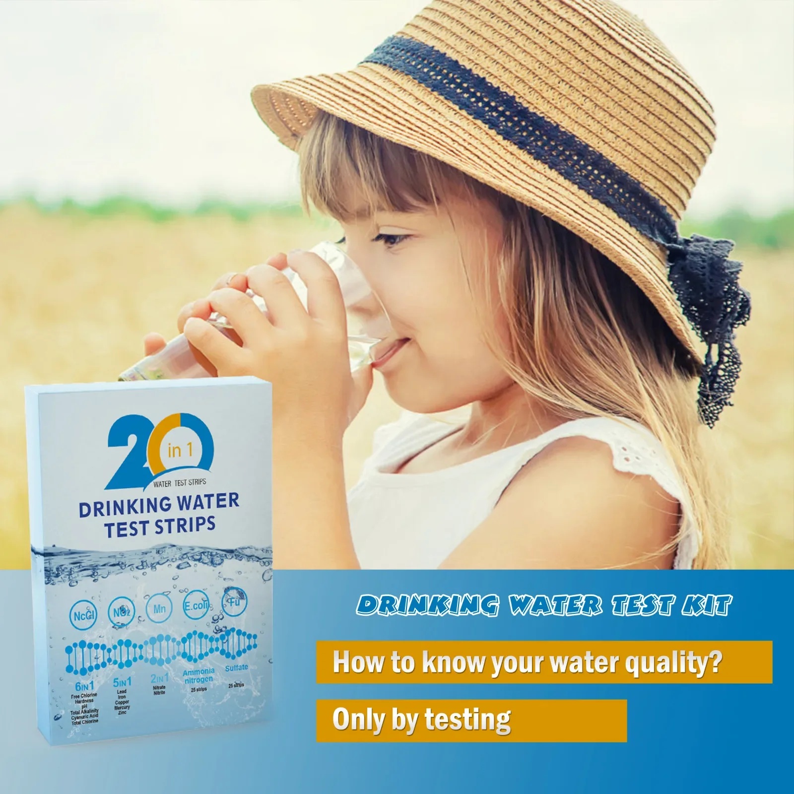 야고 20 in 1 수질 검사 스트립 가정용 식수 검사 - Pool Test Kit Digital 리뷰 및 가격