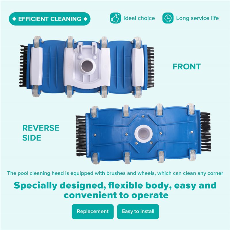 A89E-수영장 청소 키트- 사이드 브러시가 있는 진공 - Pool Vacuum Head Brush 리뷰 및 가격