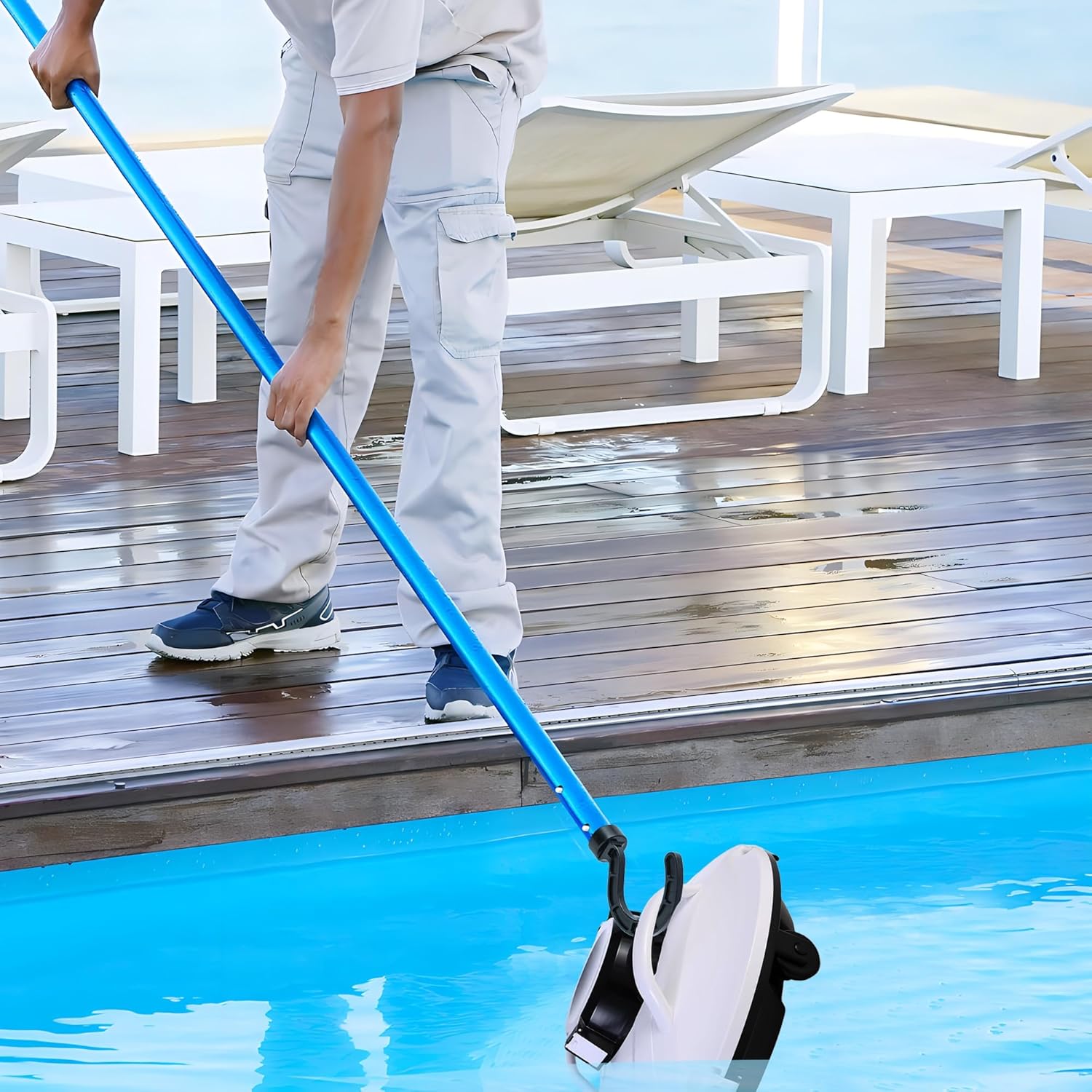 로봇식 수영장 청소기용 2Pcs 후크, 일반 수영장 진 - Pool Cleaner Robot With App 리뷰 및 가격