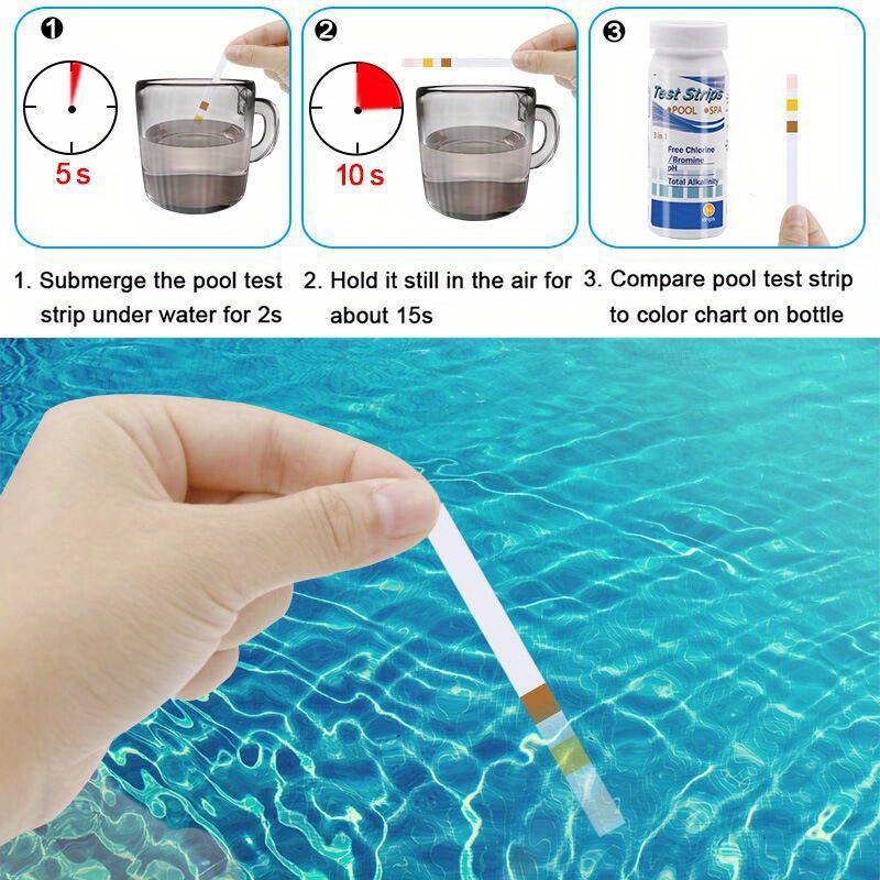 염소 PH 테스트 스트립 SPA 수영장 수족관 물고기  - Pool Test Kit Digital 리뷰 및 가격