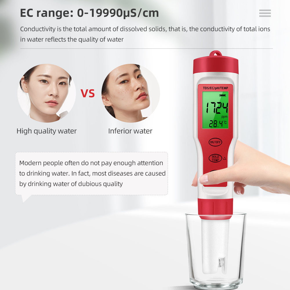 PH 측정기 방수 PH/TDS/EC/온도 측정기 수영장 - Pool Test Kit Digital 리뷰 및 가격