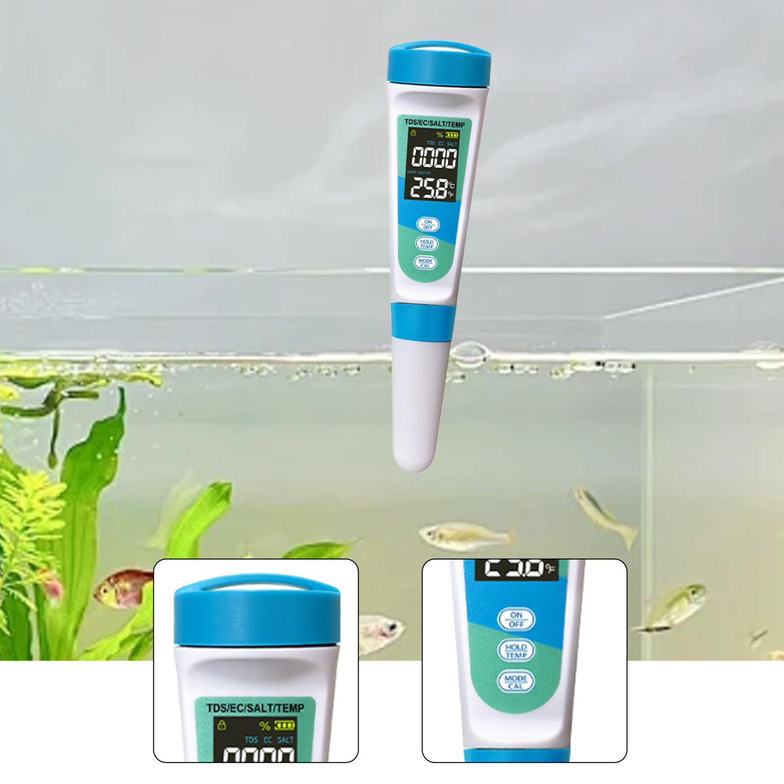 4 in 1 EC TDS 염분 온도 측정기 물 테스트  - Pool Test Kit Digital 리뷰 및 가격
