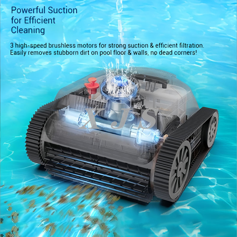 무선 휴대용 충전식 전기 무선 스마트 로봇 자동 수영장 - Pool Robot Cleaner Cordless 리뷰 및 가격