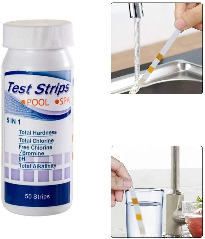 SPA 수영장 물 테스터 종이 경도 Tool50pcs  - Pool Test Kit Digital 리뷰 및 가격