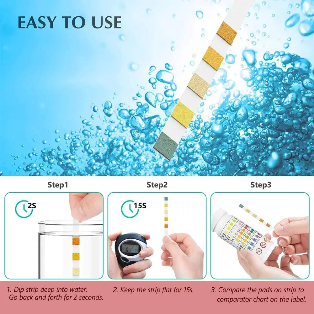 SPA 수영장 물 테스터 종이 경도 Tool50pcs  - Pool Test Kit Digital 리뷰 및 가격